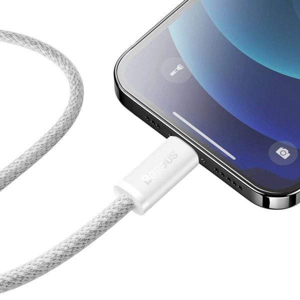 Cable Baseus Dynamic from Type-C to Lightning 20W 1.0m white CALD000002 - Image 4