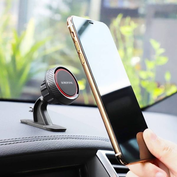 Car phone holder Borofone BH13 Journey, dashboard mounting, magnetic fixing - Image 4