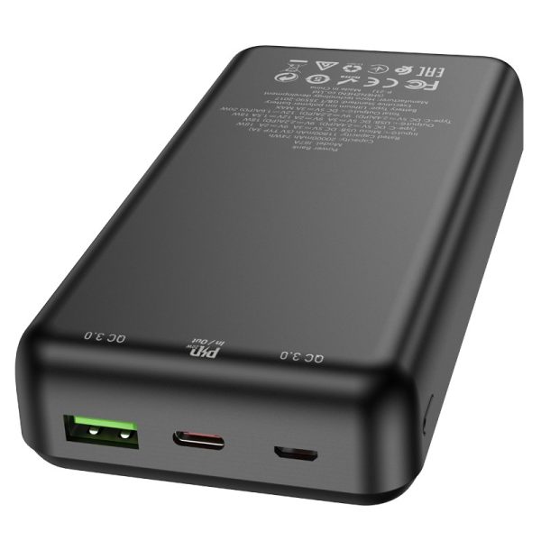 External battery Power Bank Hoco J87A Type-C PD 20W+Quick Charge 3.0 20000mAh black - Image 2