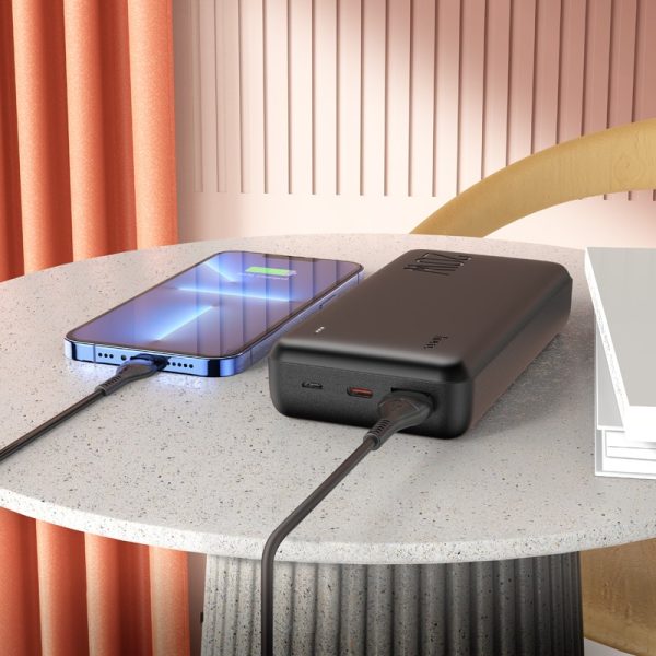 External battery Power Bank Hoco J87A Type-C PD 20W+Quick Charge 3.0 20000mAh black - Image 3