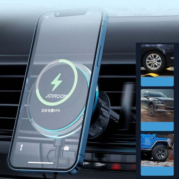 Car charger-holder Joyroom JR-ZS291 15W MagSafe magnetic ,black - Image 3