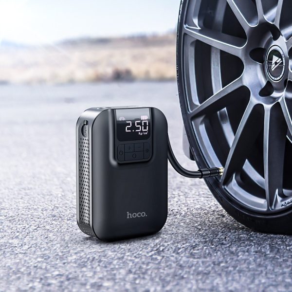 Portable smart air pump Hoco S53 Breeze - Image 3