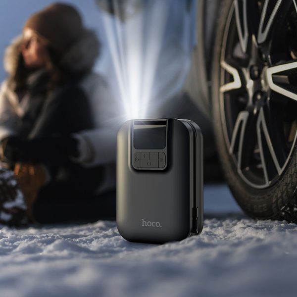 Portable smart air pump Hoco S53 Breeze - Image 4