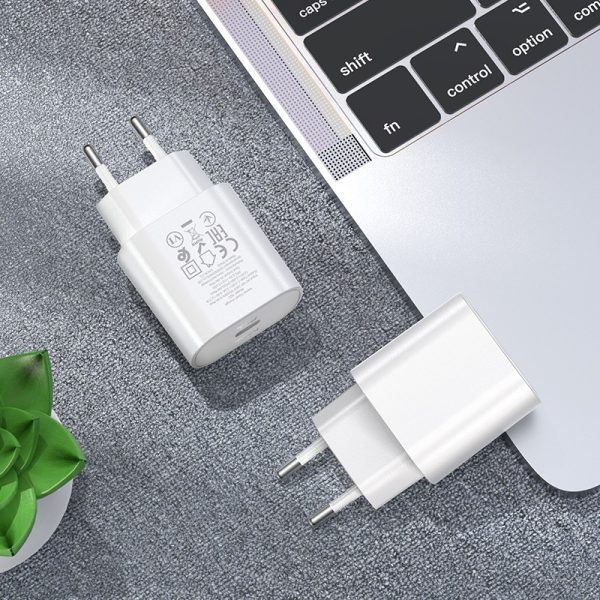 Charger Hoco N22 25W USB-C white - Image 3
