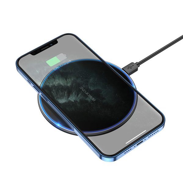 Wireless charger Borofone BQ3 Pro 15W black - Image 2