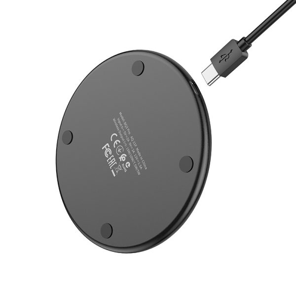 Wireless charger Borofone BQ3 Pro 15W black - Image 3