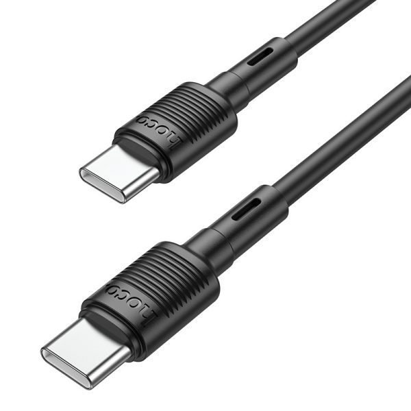 USB cable Hoco X83 60W Type-C to Type-C 1.0m black - Image 2
