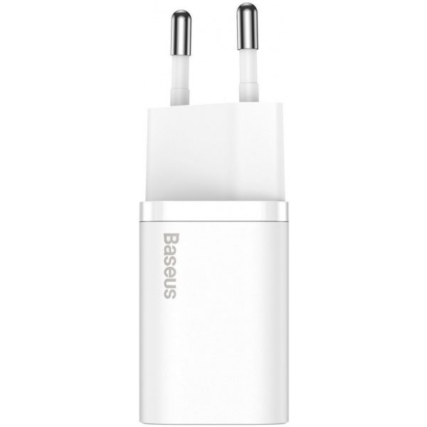 Charger Baseus Super Si 25W USB-C + USB-C to USB-C cable 1.0m white TZCCSUP-L02 - Image 2