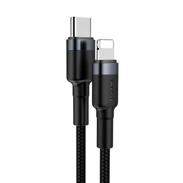 USB cable Baseus Cafule PD20W Type-C to Lightning 1.0m gray-black CATLKLF-G1 - Image 2