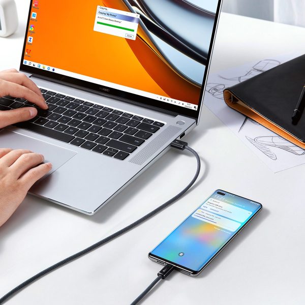 USB кабель Baseus Dynamic 100W USB-A to Type-C 1.0m CALD000616 — изображение 3
