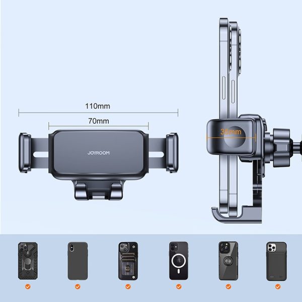 Car phone holder Joyroom JR-ZS283 (air vent) black - Image 3