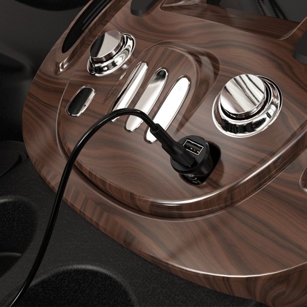 Car charger Borofone BZ8 MaxRide Dual Port black - Image 3