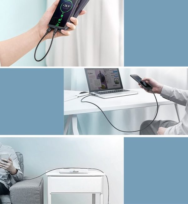 USB кабель Ugreen US287 USB to USB-C 3A 1.5m черный — изображение 2