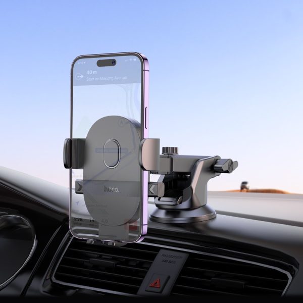 Car phone holder Hoco H19 black - Image 4