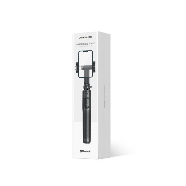 Selfie stick Ugreen LP586 with tripod function black - Image 4