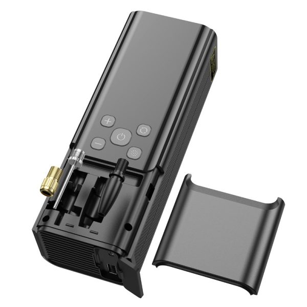 Portable smart air pump Hoco ZP7 5000mAh - Image 2