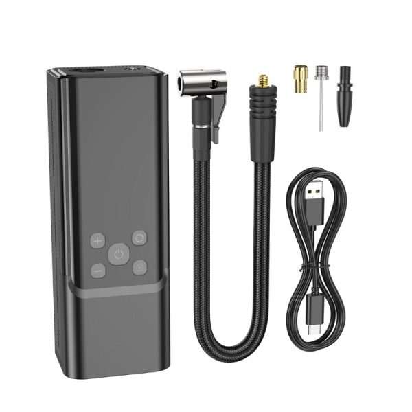 Portable smart air pump Hoco ZP7 5000mAh - Image 3