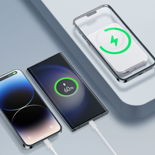 Внешний аккумулятор Power Bank Joyroom JR-W020 20W Magnetic Wireless 10000mAh синий — изображение 3