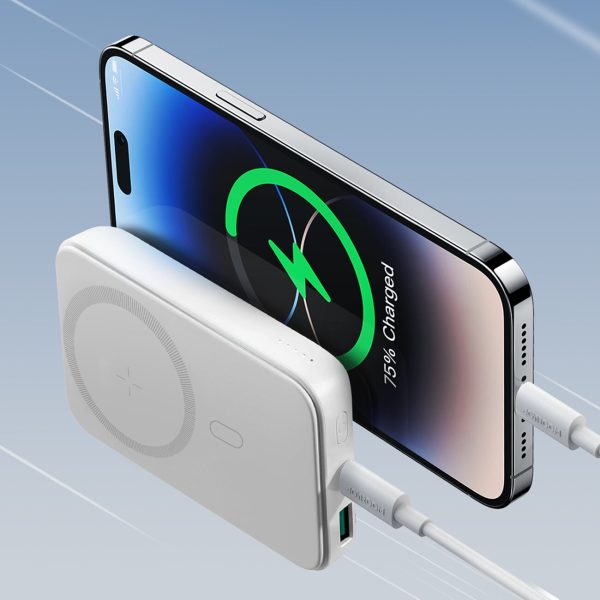 Внешний аккумулятор Power Bank Joyroom JR-W020 20W Magnetic Wireless 10000mAh синий — изображение 4