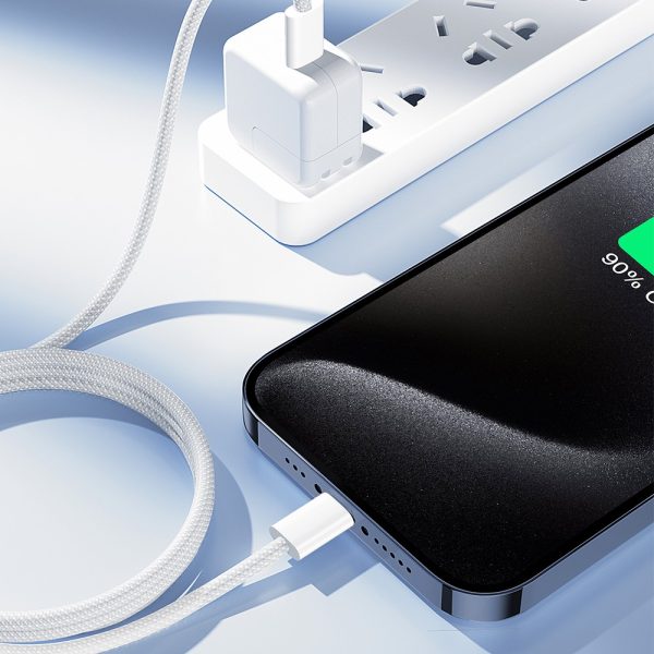 USB cable Joyroom S-A45 USB-C to USB-C 60W 1.0m white - Image 2