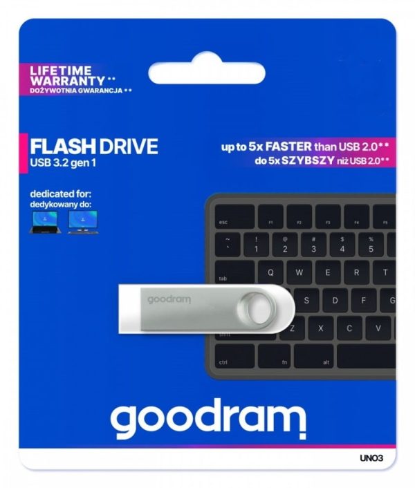 USB memory drive Goodram UNO3 32GB USB 3.2 gen.1 - Image 2
