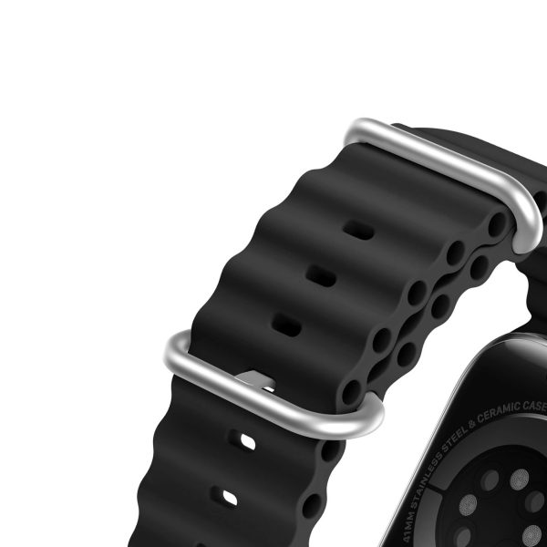 Strap Dux Ducis OceanWave Series Apple Watch 38/40/41mm Black - Image 2