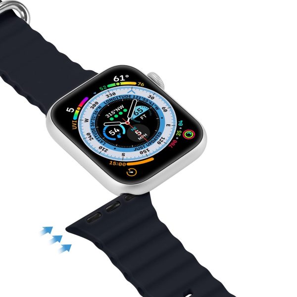 Strap Dux Ducis OceanWave Series Apple Watch 42/44/45/49mm Midnight - Image 3