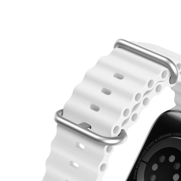 Strap Dux Ducis OceanWave Series Apple Watch 38/40/41mm White - Image 2