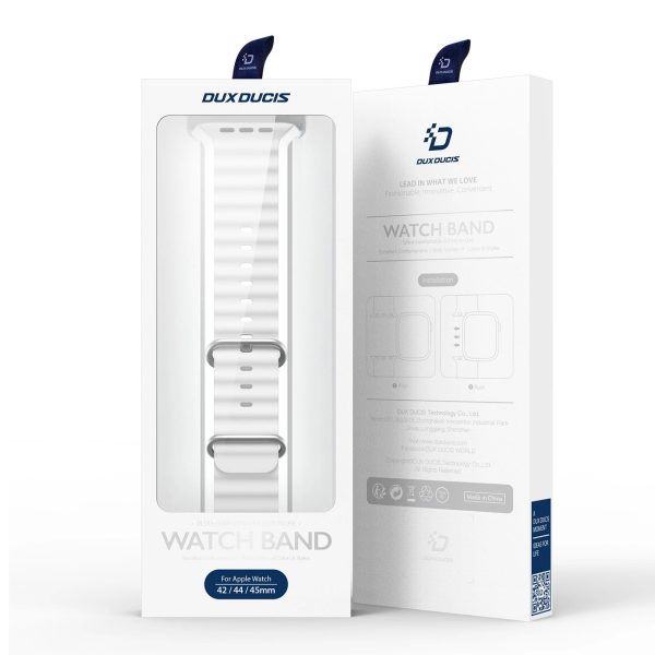 Strap Dux Ducis OceanWave Series Apple Watch 38/40/41mm White - Image 4