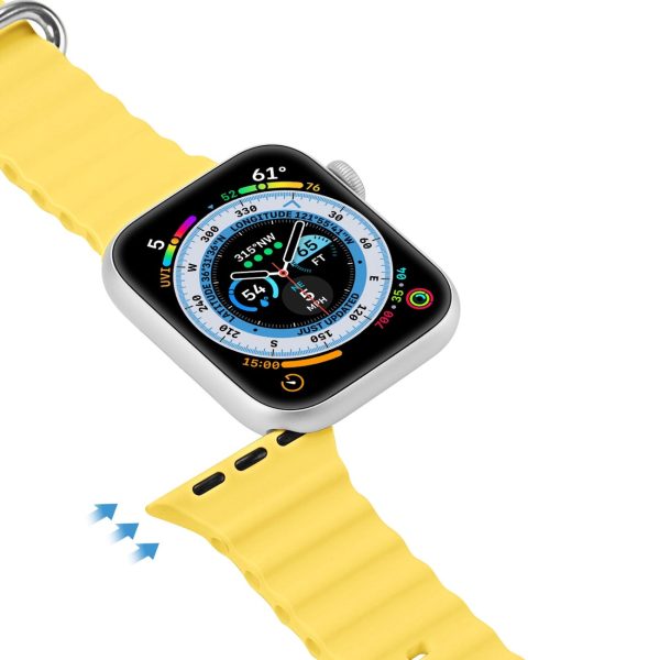 Браслет Dux Ducis OceanWave Series Apple Watch 42/44/45/49mm Yellow — изображение 3