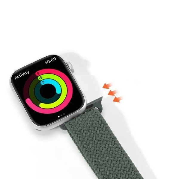 Браслет Dux Ducis Mixture II Series Apple Watch 42/44/45/49mm Olive Green — изображение 3