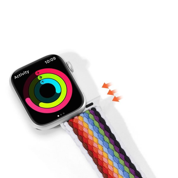 Strap Dux Ducis Mixture II Series Apple Watch 38/40/41mm Pale Stripes - Image 3