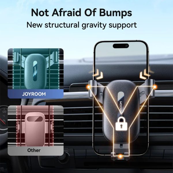 Car phone holder Joyroom JR-ZS392 (air vent) black - Image 2