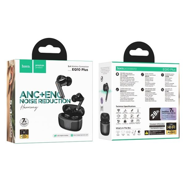 Wireless headphones Hoco EQ10 Plus black - Image 2