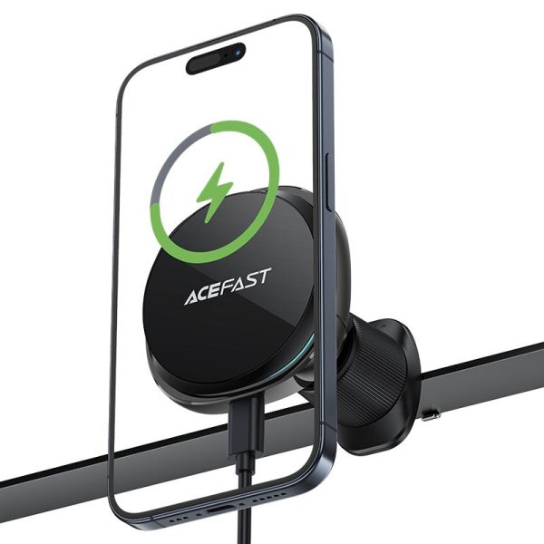 Car charger-holder magnetic Acefast D31 MagSafe 15W black - Image 3