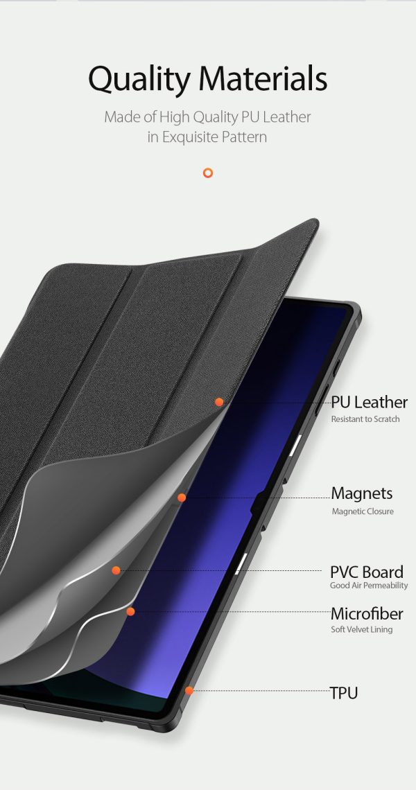 Case Dux Ducis Domo Samsung X920 Tab S10 Ultra dark blue - Image 4