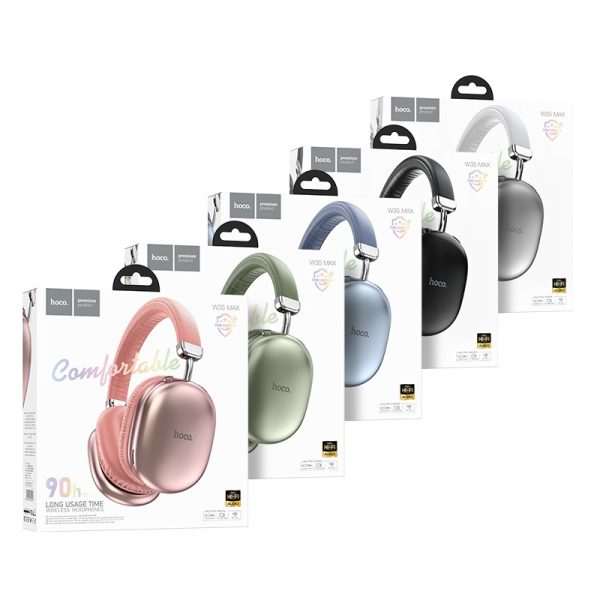 Wireless headphones Hoco W35 Max silver - Image 3