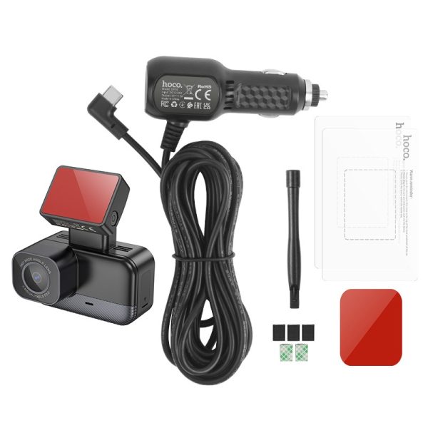 Автомобильный видеорегистратор Hoco DV10 Mini Driving Recorder — изображение 3