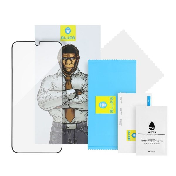 Tempered glass 5D Mr. Monkey Glass (Strong HD) Apple iPhone 16 Pro Max black — изображение 3