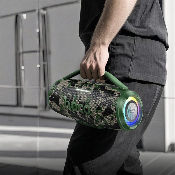 Bluetooth portable speaker Hoco HA4 Mini 30W camouflage - Image 2