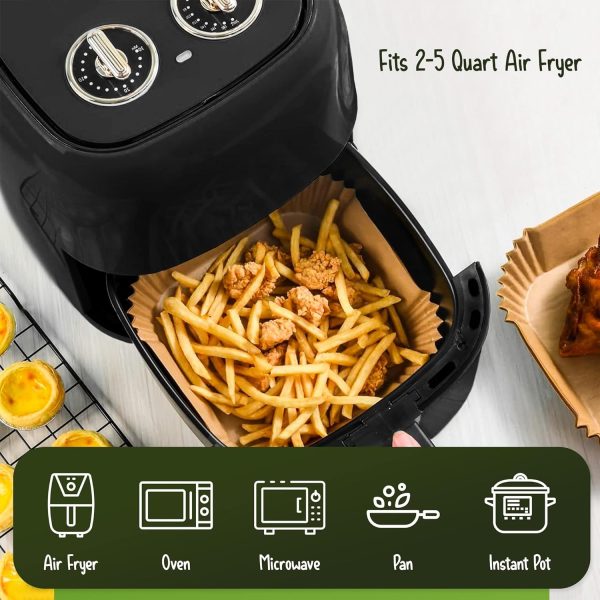Baking paper for hot air fryer, 100 pcs. — изображение 3