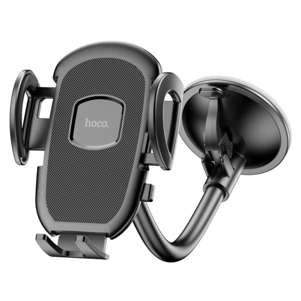 Car phone holder Hoco H10 (windshield) black - Image 2