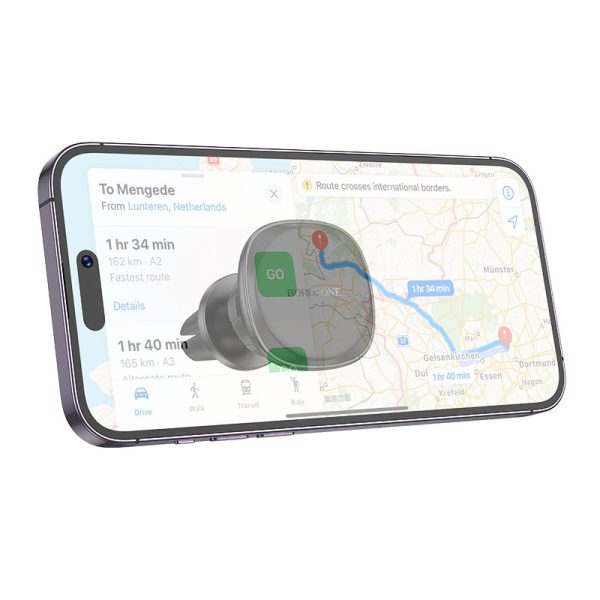 Car phone holder Borofone BH102 (air vent) black - Image 2