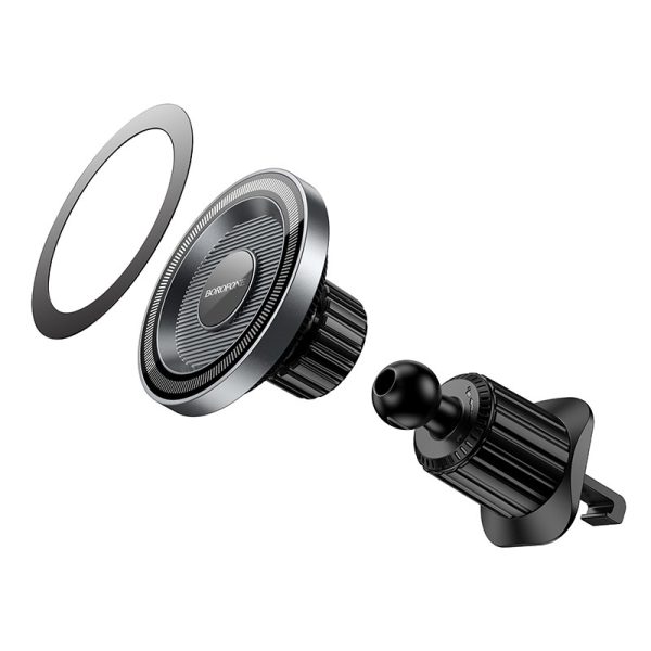 Car phone holder Borofone BH122 Magsafe (air vent) black - Image 2