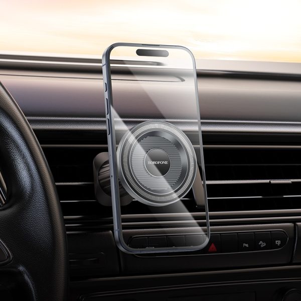 Car phone holder Borofone BH122 Magsafe (air vent) black - Image 4