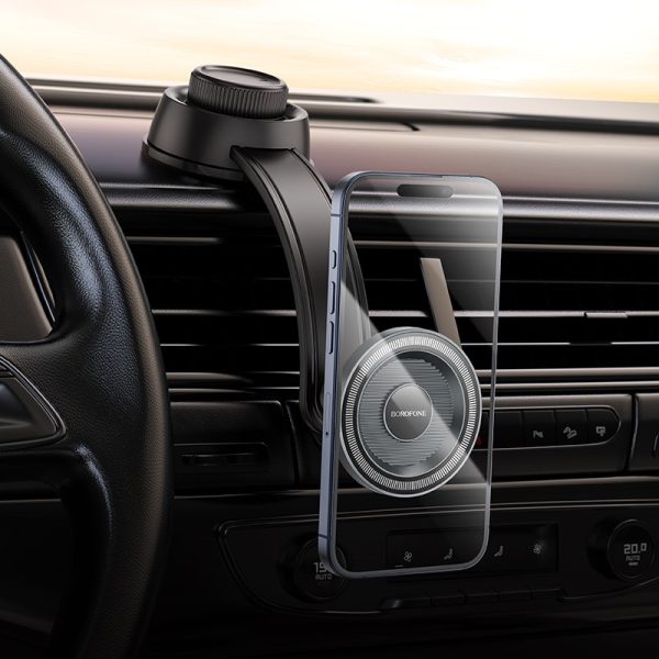 Car phone holder Borofone BH123 (dashboard) black - Image 4