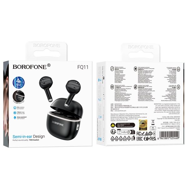 Wireless headphones Borofone FQ11 black - Image 3