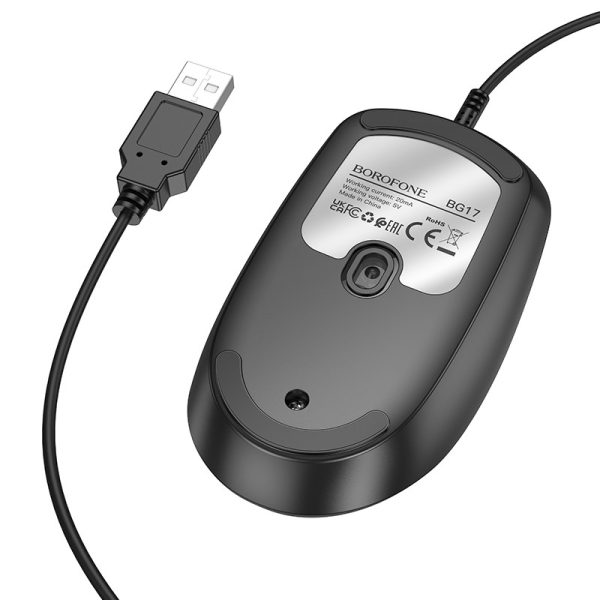 Mouse Borofone BG17 black - Image 2