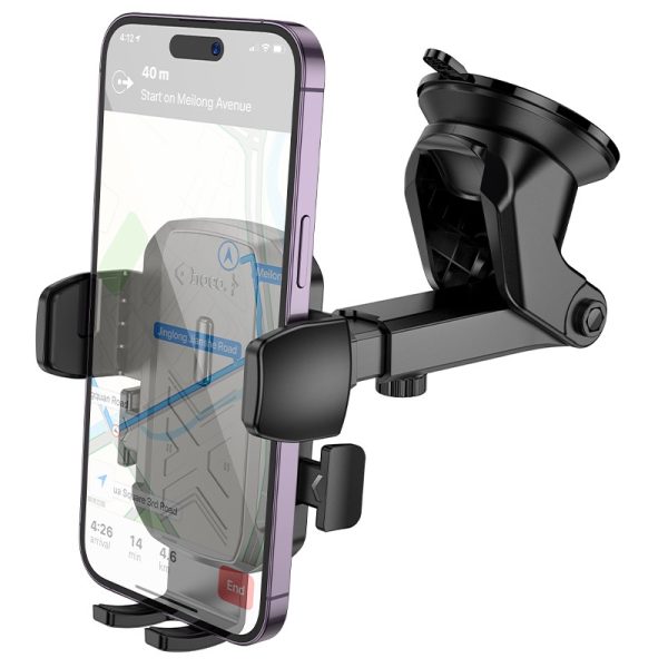 Car phone holder Hoco H65 (dashboard) black - Image 3