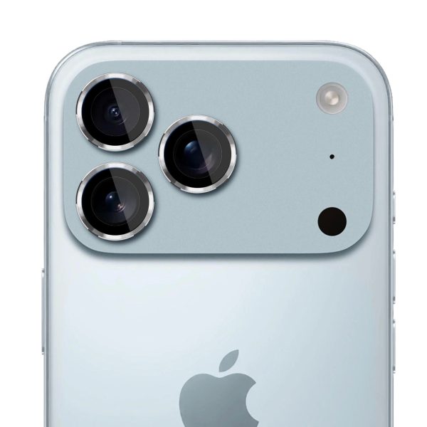Защитное стекло камеры 3mk Lens Pro Apple iPhone 17 Pro/17 Pro Max серебряное — изображение 2